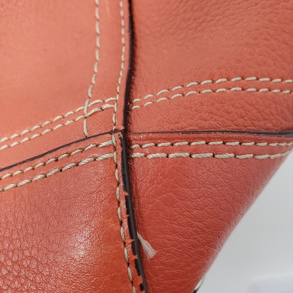 COACH Braided Coral Satchal Bag - Picture 7 of 16